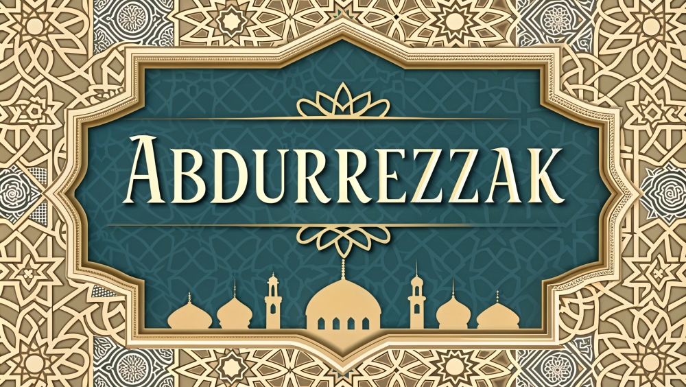 Abdürrezzak isminin anlamı ve kökeni nedir?