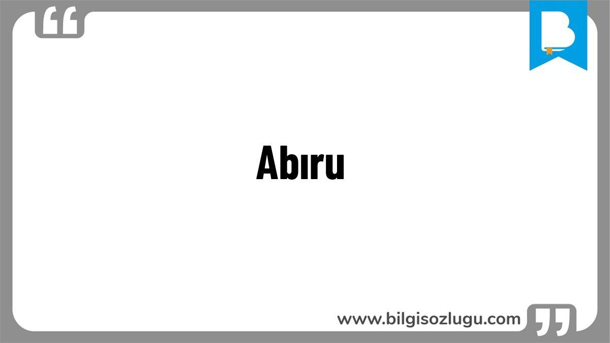 Abıru