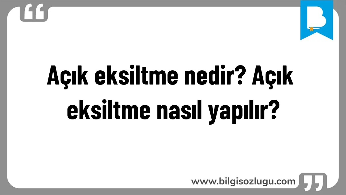 Açık eksiltme nedir? Açık eksiltme nasıl yapılır?