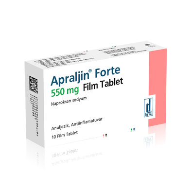 APRALJİN FORTE 550 mg Film Kaplı Tablet Nedir ve Ne İçin Kullanılır? Yan etkileri nelerdir?