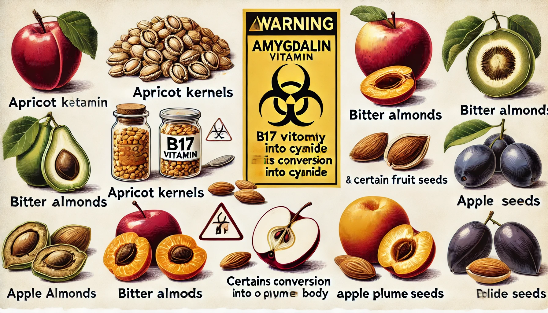 B17 Vitamini nedir? Faydaları nelerdir? Hangi gıdalarda bulunur?