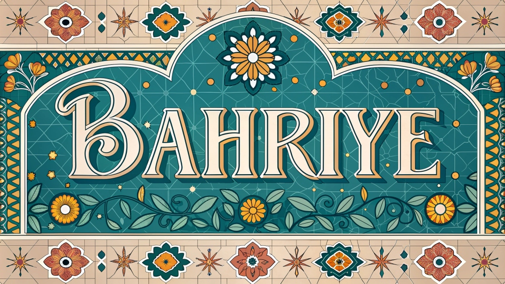 Bahriye ne demek? Bahriye kelimesinin ve isminin anlamı nedir?