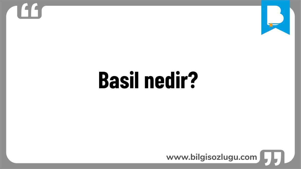 Basil nedir?