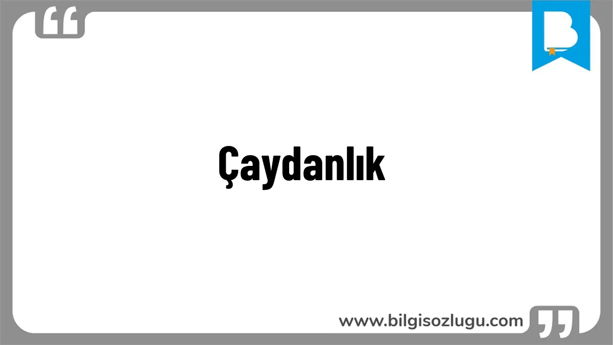 Çaydanlık