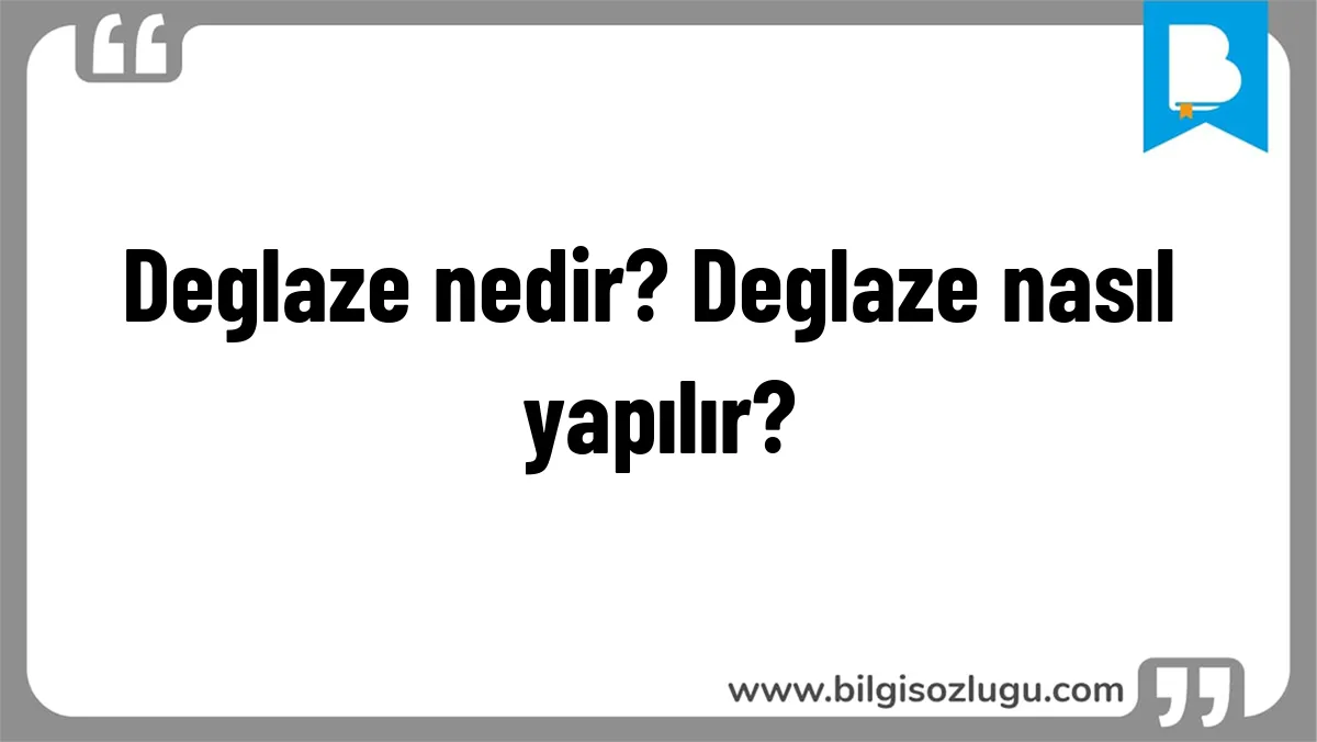 Deglaze nedir? Deglaze nasıl yapılır?