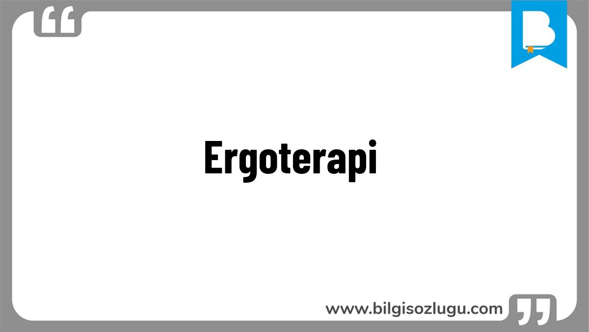 Ergoterapi