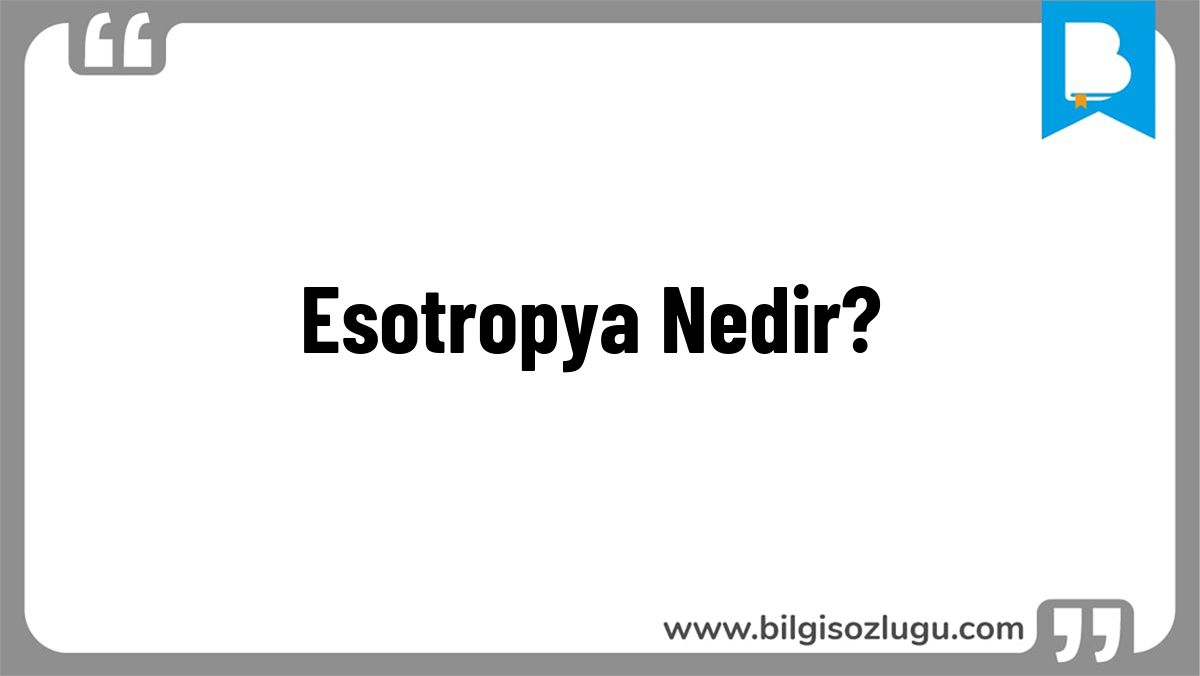 Esotropya Nedir?