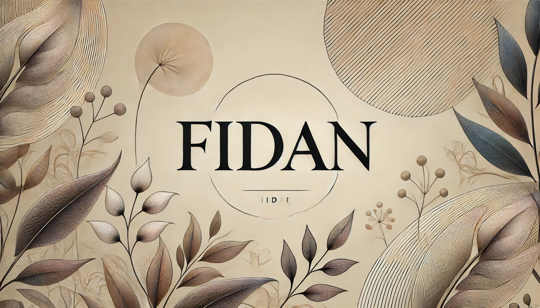 Fidan isminin anlamı nedir?