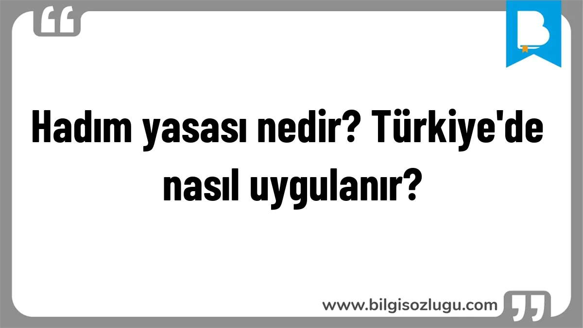 Hadım yasası nedir? Türkiye'de nasıl uygulanır?