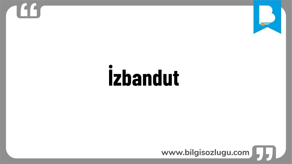 İzbandut