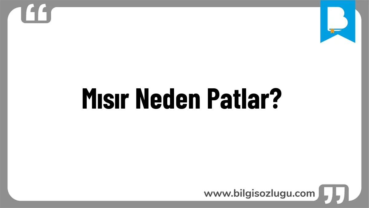 Mısır Neden Patlar?