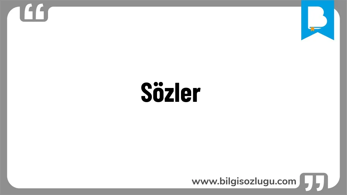 Sözler