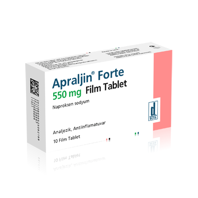 APRALJİN FORTE 550 mg Film Kaplı Tablet Nedir ve Ne İçin Kullanılır? Yan etkileri nelerdir?