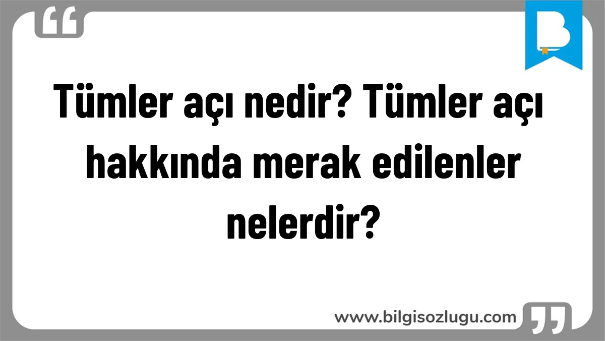 Tümler açı nedir? Tümler açı hakkında merak edilenler nelerdir?