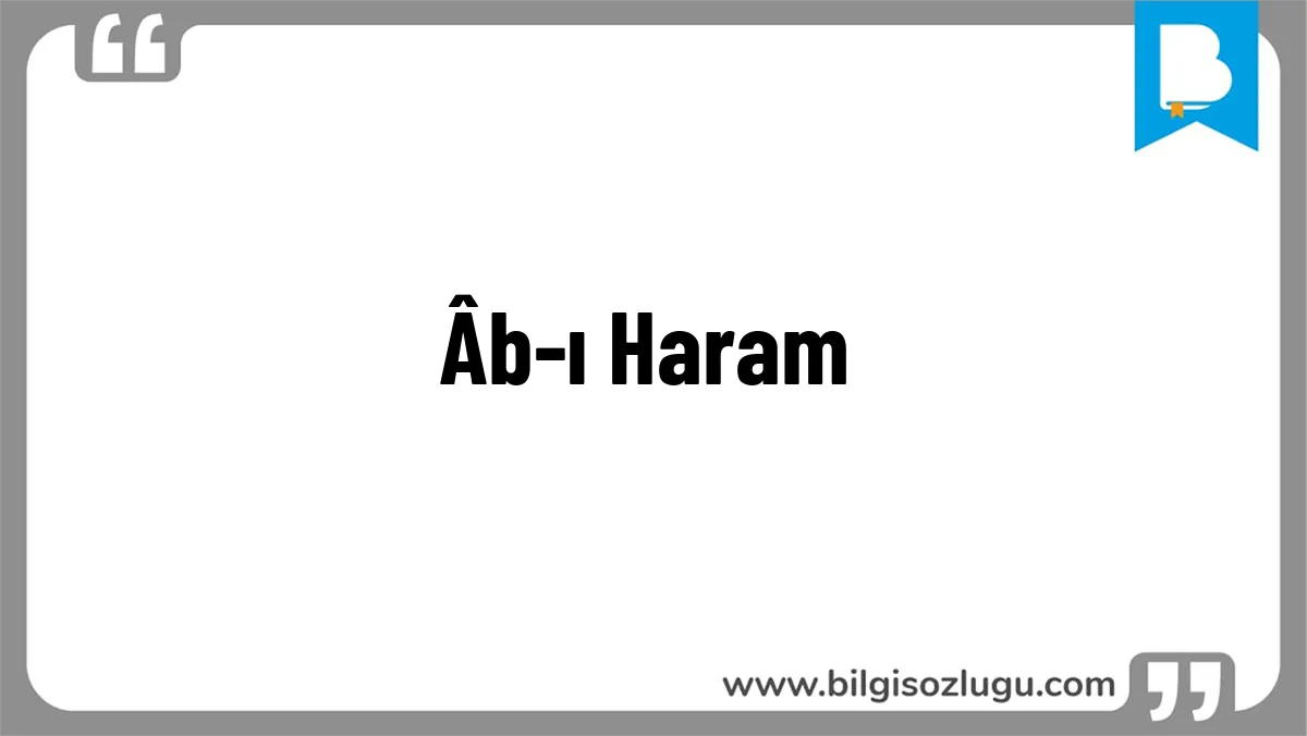 Âb-ı Haram
